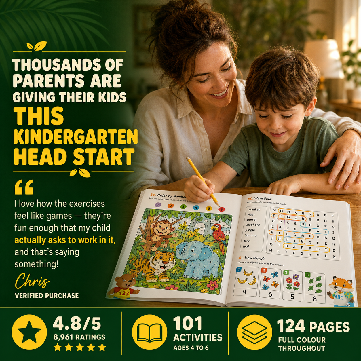 My Kindergarten Workbook: 101 Games & Activities (Ages 5-6)