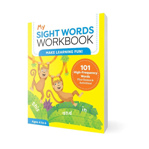 My Sight Words Workbook – Summer Bridge Reading Workbook for Kindergarten & 1st Grade