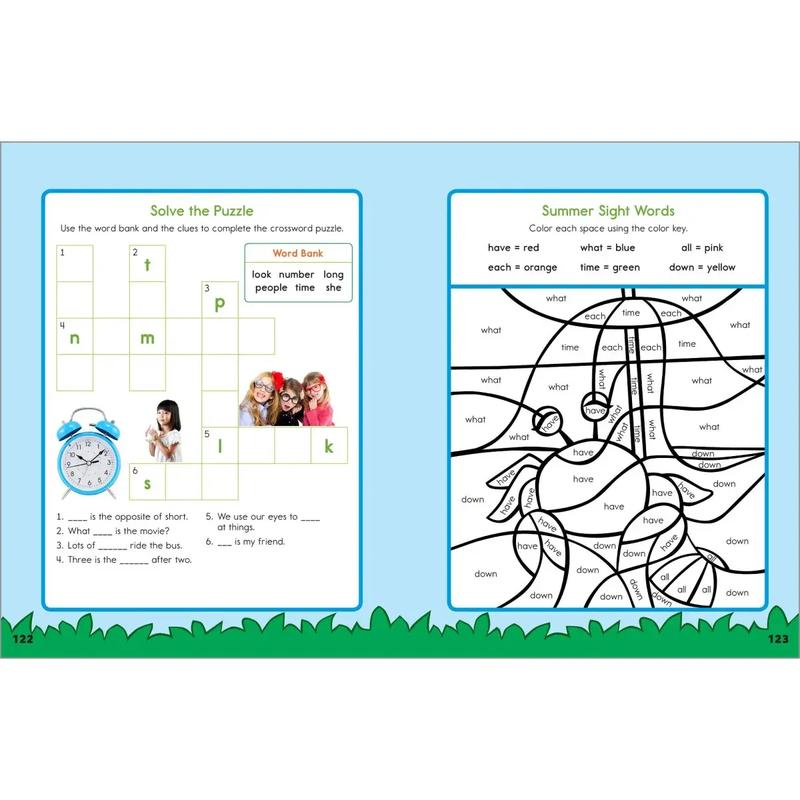 My Sight Words Workbook – Summer Bridge Reading Workbook for Kindergarten & 1st Grade