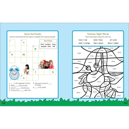 My Sight Words Workbook – Summer Bridge Reading Workbook for Kindergarten & 1st Grade