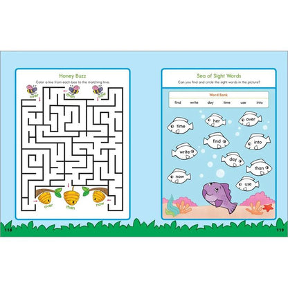 My Sight Words Workbook – Summer Bridge Reading Workbook for Kindergarten & 1st Grade